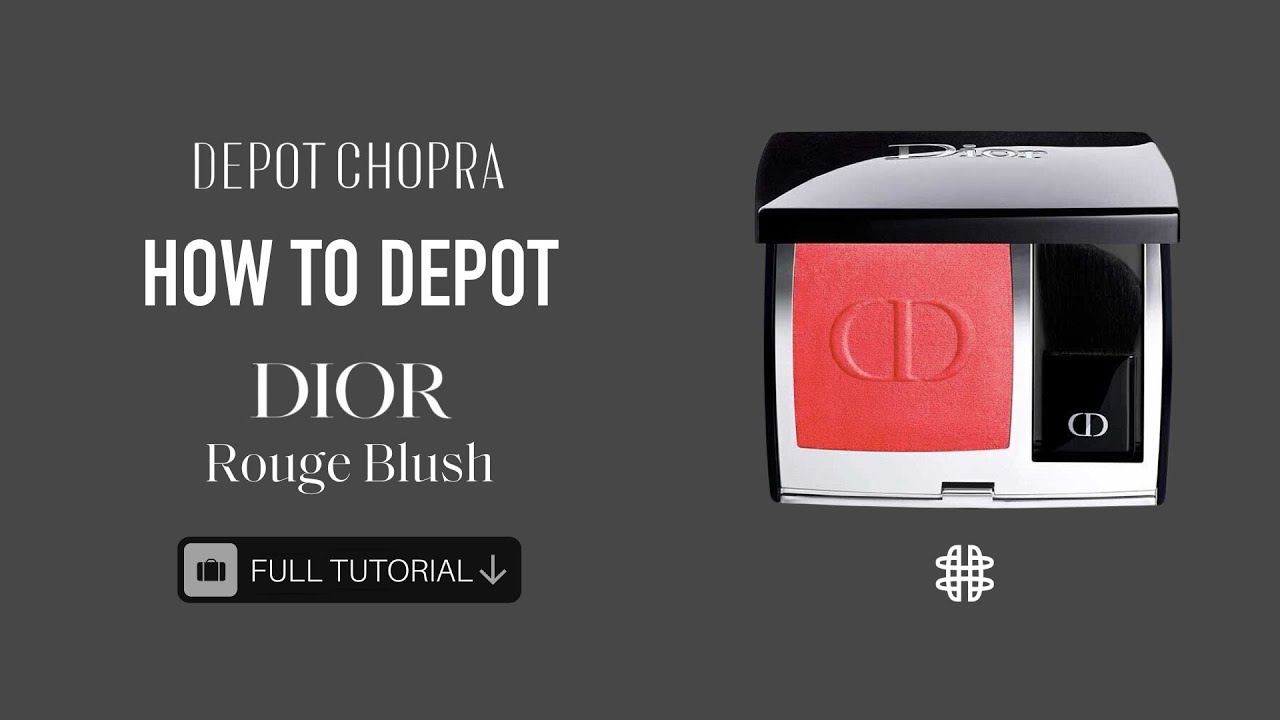 Full Depotting Tutorial: Dior Rouge Blush