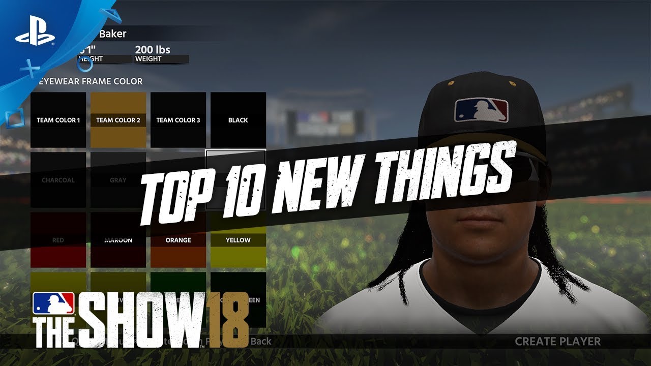 MLB The Show 18 - Gamestop Monday: Top 10 New Things | PS4