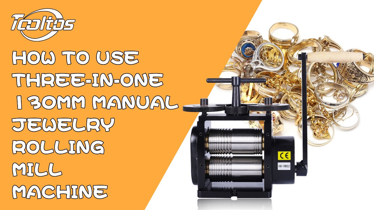 How to Use Three-in-one 130mm Manual Jewelry Rolling Mill Machine?