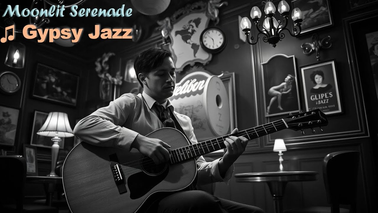 Moonlit Serenade - Gypsy Jazz Instrumental 🌙🎸 | Constantinos Iliopoulos