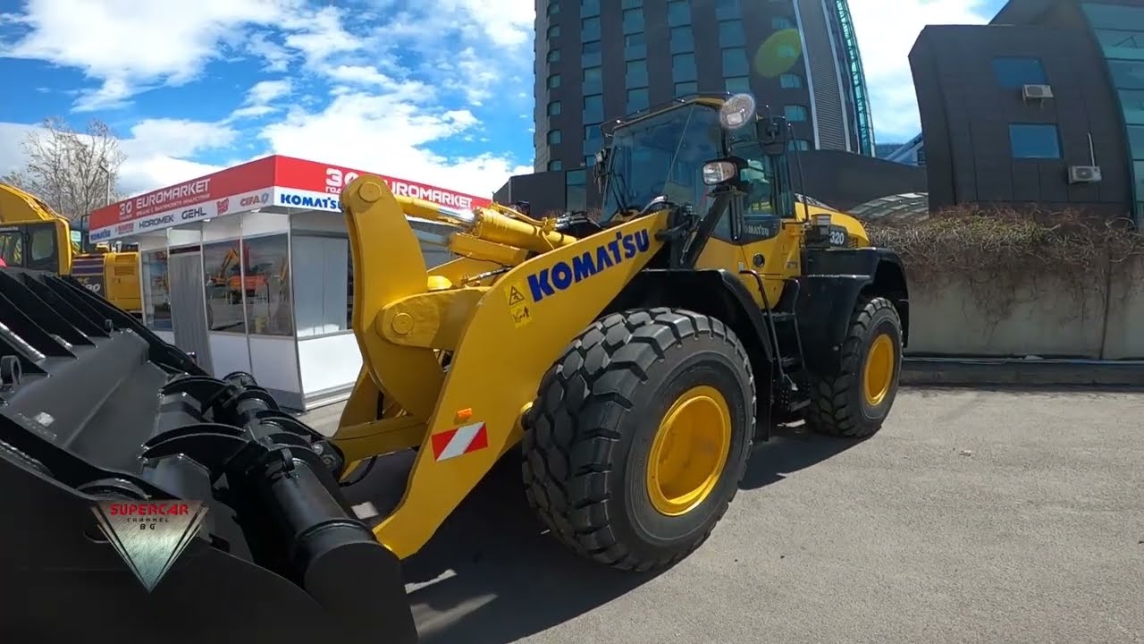 2022 Komatsu WA320 8 Wheel Loader Interior and Exterior  Walkaround ATEST Expo IEC