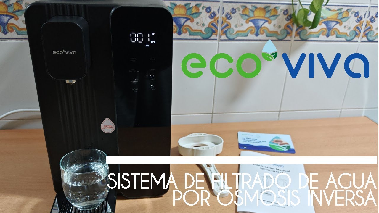 ✅ ECOVIVA MATE 4 | SISTEMA DE FILTRADO DE AGUA POR OSMOSIS INVERSA