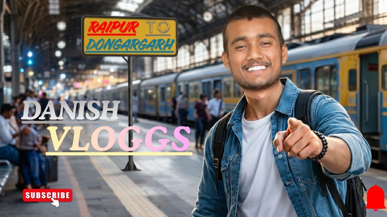 Raipur to Dongargarh Train Journey 🚆 | Maa Bambleshwari Darshan | Danish Vloggs |#RaipurToDongargarh