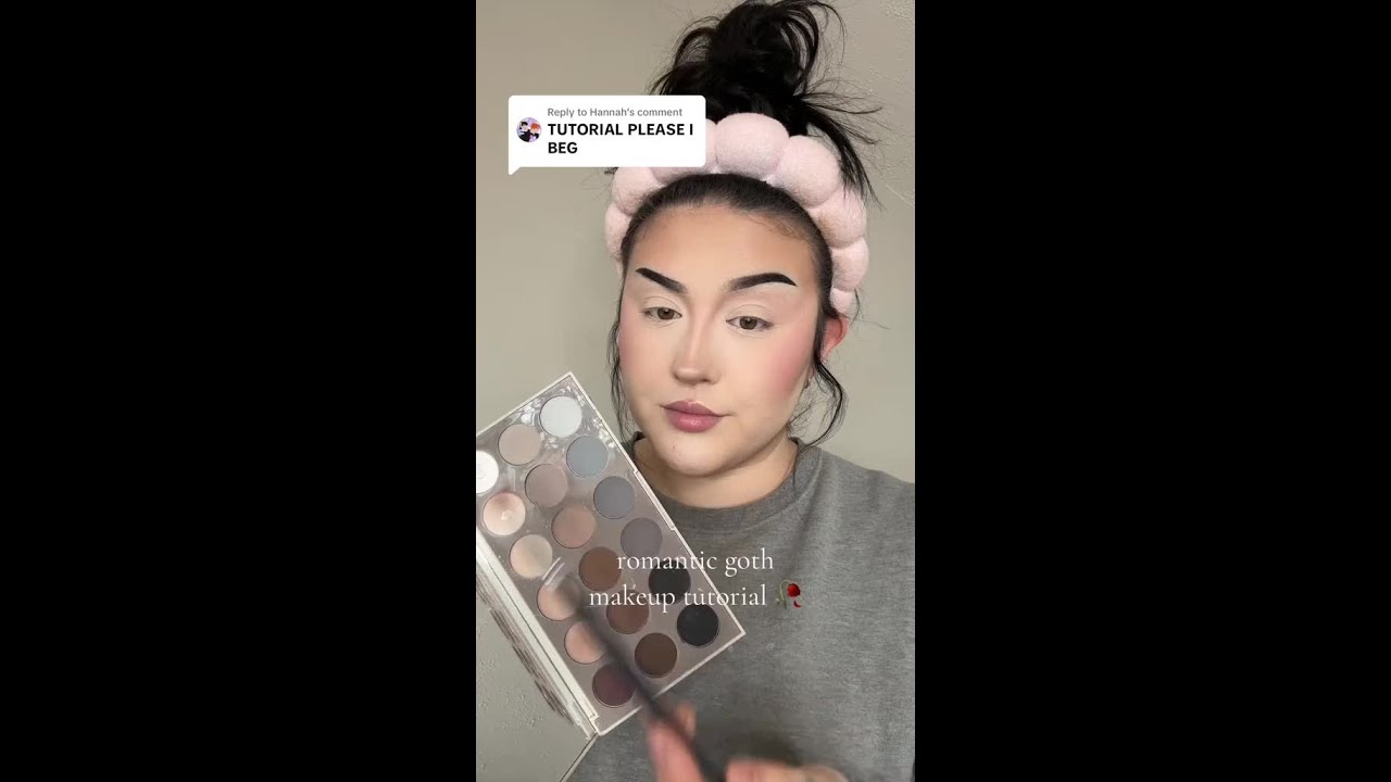 ROMANTIC GOTH MAKEUP TUTORIAL 🥀