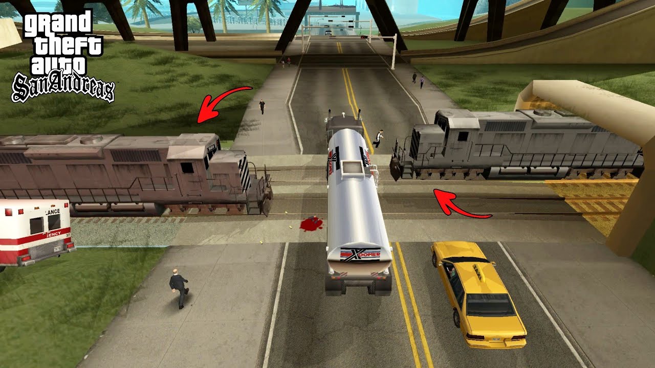 Crazy Train Mod in GTA San Andreas! | CLEO Mod Showcase