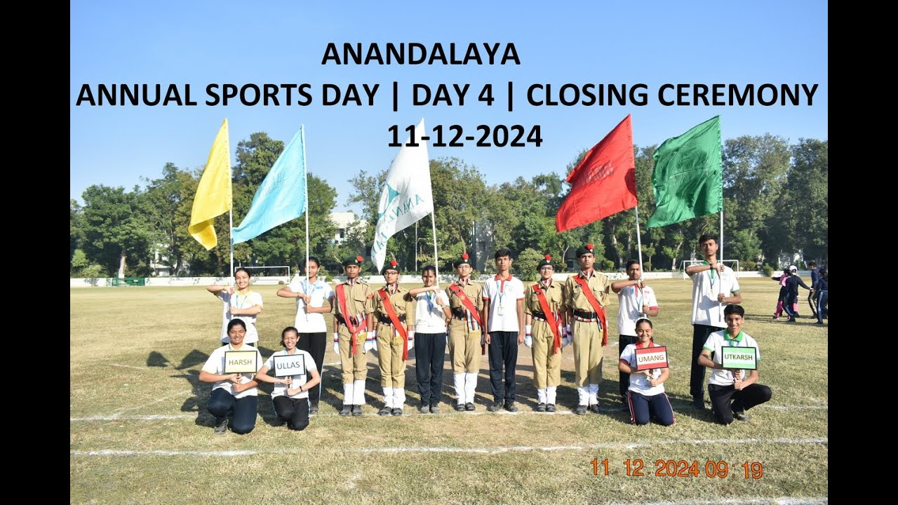 Annual Sports Day Closing Ceremony | ANANDALAYA | DAY 4 | 11-12-2024