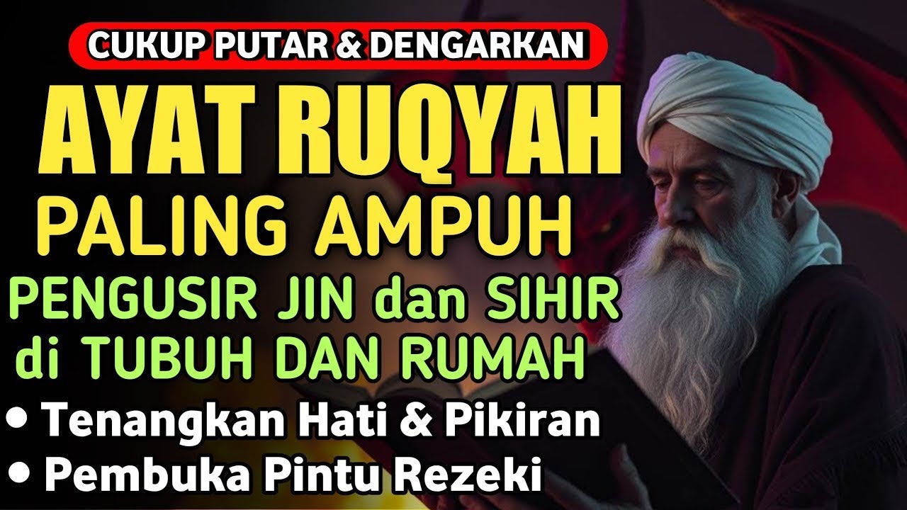 RAMADHAN RUQYAH RUMAH, PENGUSIR JIN, SETAN & SIHIR, PENENANG HATI DAN FIKIRAN | By Alaa Aqel