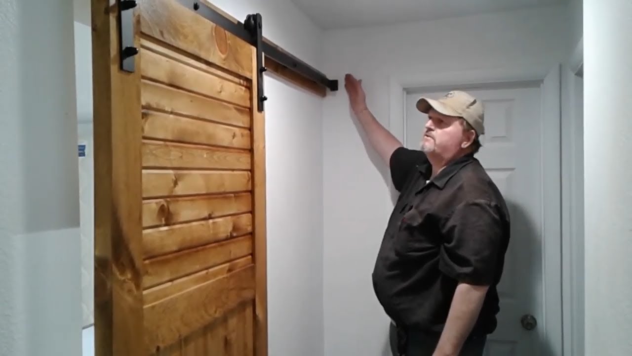 Handcrafted interior BARN DOORS - Start to Finish install