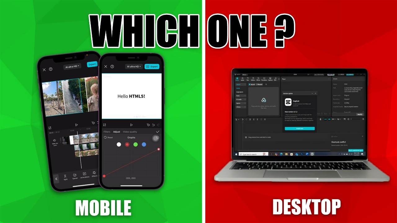 CapCut PC vs Mobile (Full Comparison for Creators in 2026)