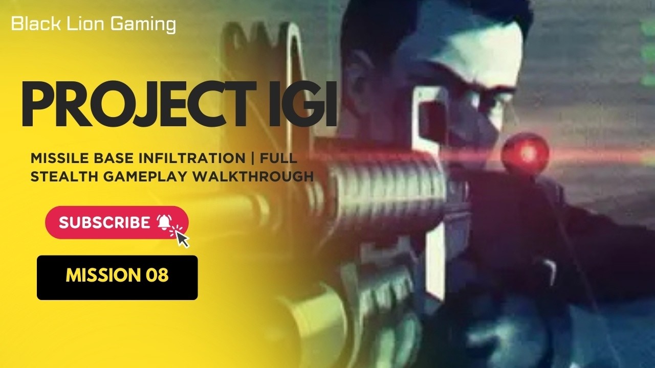 Project IGI Mission 08 | Missile Base Infiltration | Full Stealth Gameplay Walkthrough 🎮🚀