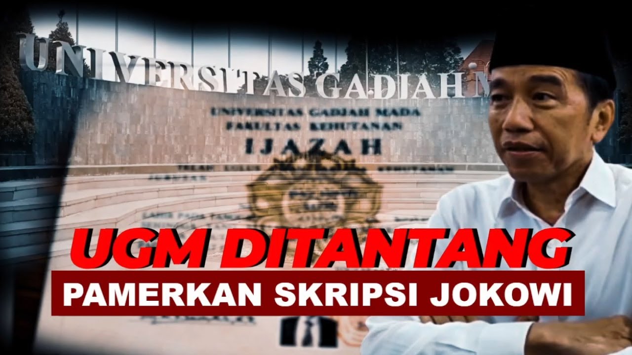 UGM Ditantang Pamerkan Skripsi Jokowi | AKIP tvOne