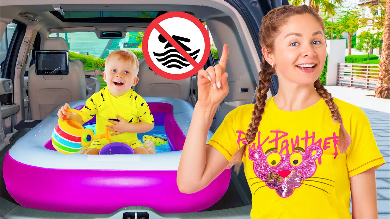ダイアナとオリバーはどこにでもプールを作ります | Kids Adventures
