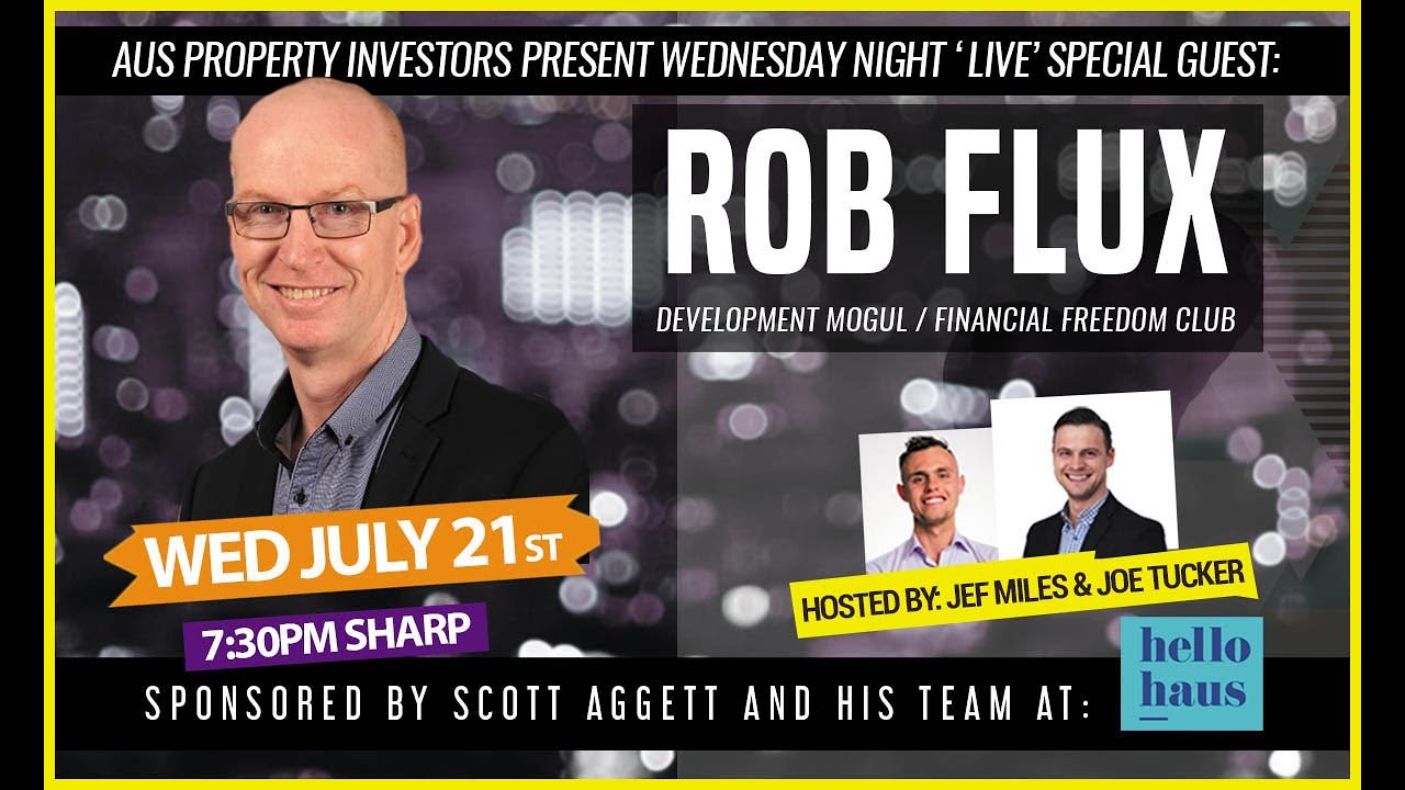 Rob Flux Live - A Development Masterclass for any level of Property Investor and lead of the Freedom