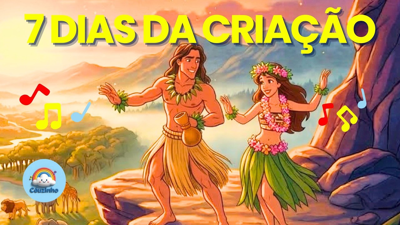 7 DIAS DA CRIAÇÃO | Ensino da BÍBLIA | Céuzinho