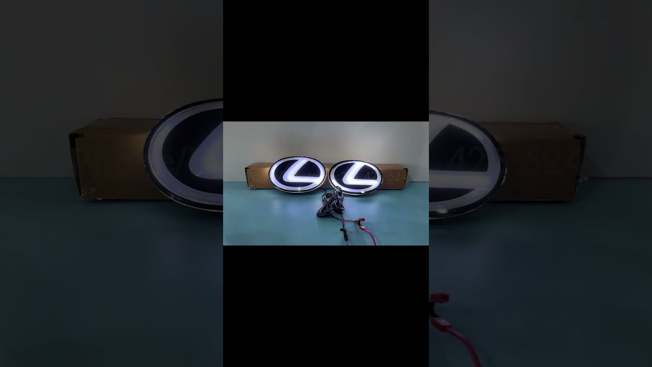Unboxing the 2nd Gen Dynamic Lexus LED Emblem! #lexus