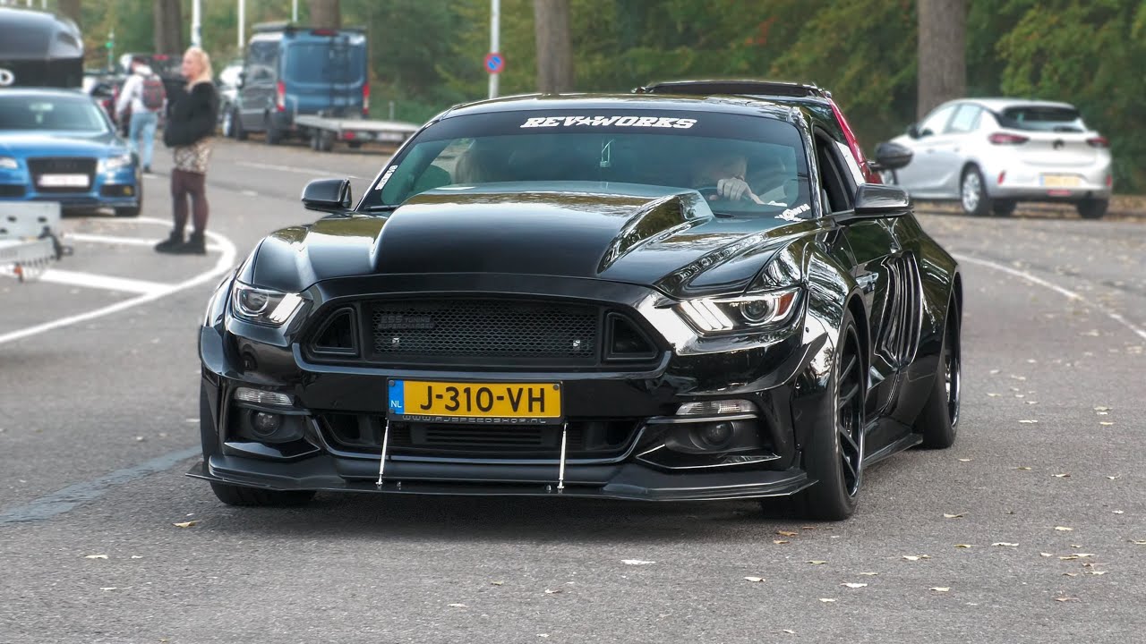 FORD MUSTANG Compilation | LOUD V8 Sounds, Drift FAIL, Accelerations, Slides, Flames, ...