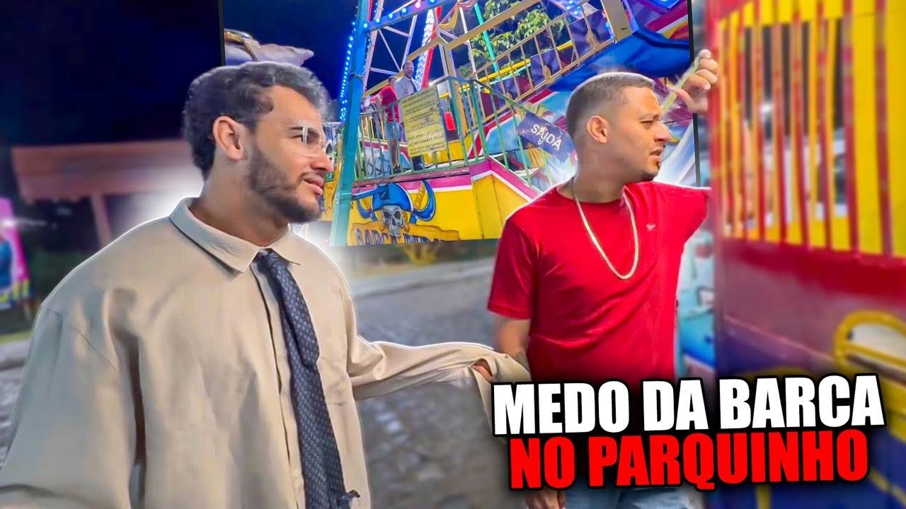 O MUDINHO E DIDINHO FICARAM COM MEDO DE ANDAR NA BARCA DO PARQUINHO | DIDINHO 