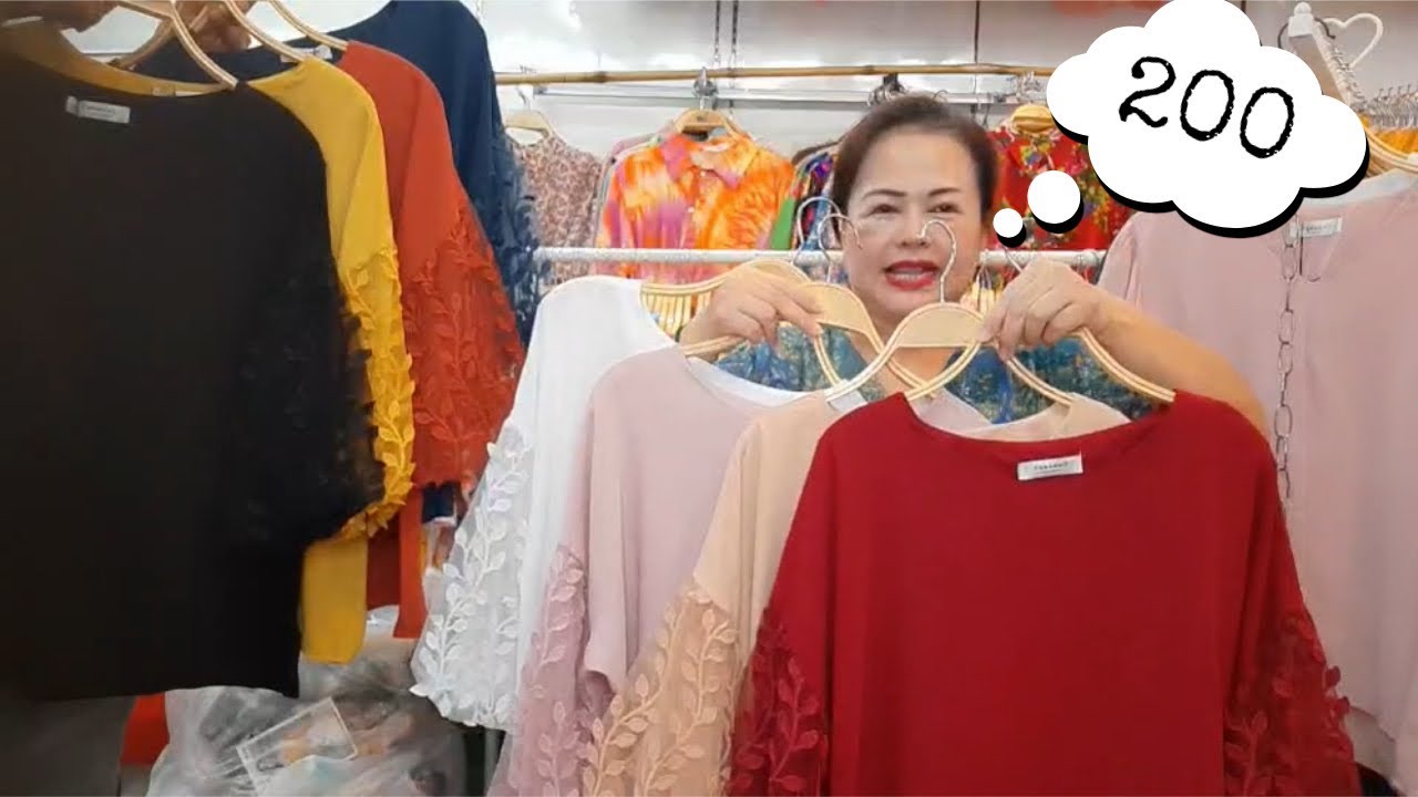 เสื้อแบบใหม่ปั้วๆ สีจัดเต็มเน้นๆ รอบอก42นิ้ว ราคาเดียว200บาท EP.133