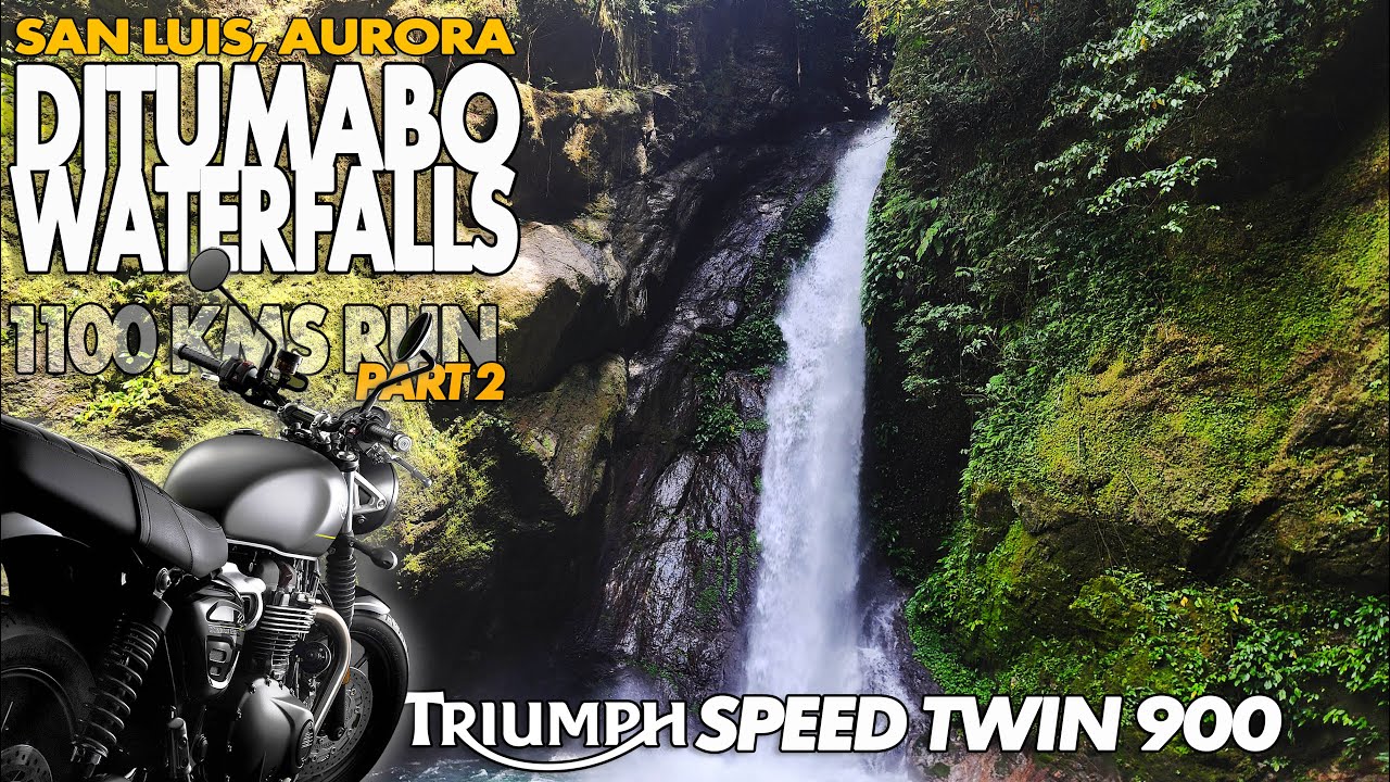 ENCHANTING DITUMABO WATERFALLS | Baler-Casiguran Twisties | 1100kms Ride on a Speed Twin900 | Part 2
