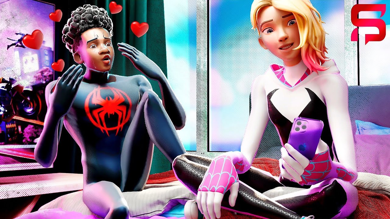 Miles Morales SECRET LOVE is Spider-Gwen.. Fortnite