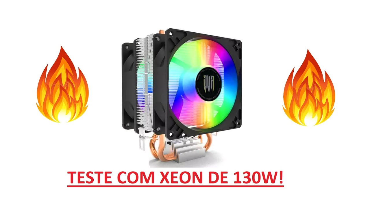 Cooler Revenger G-VR343  - teste com Xeon de 130W! Levando além do limite, será que deu bom?