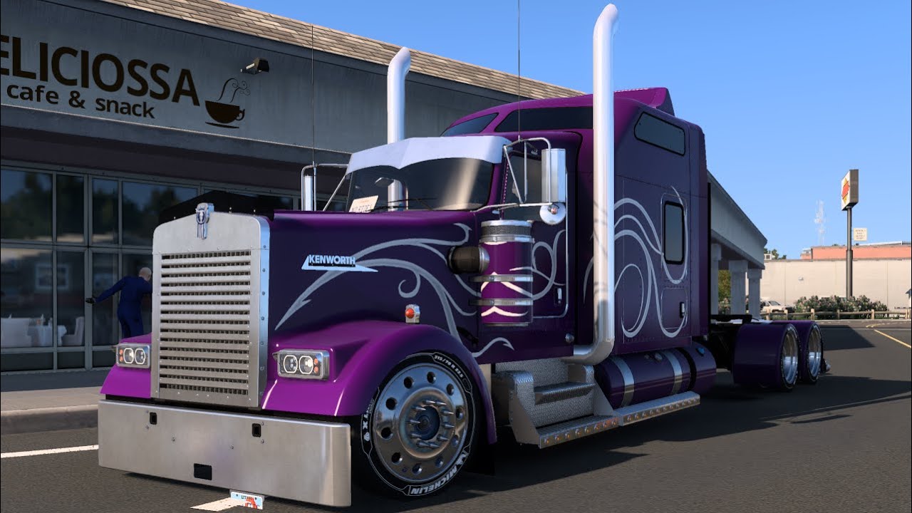 American Truck Simulator / Kenworth Long and Lowered Part 14 continuation / Let's Play