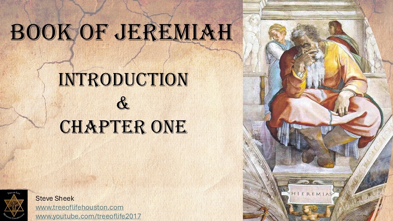 20260222 Jeremiah Intro and Chapter One