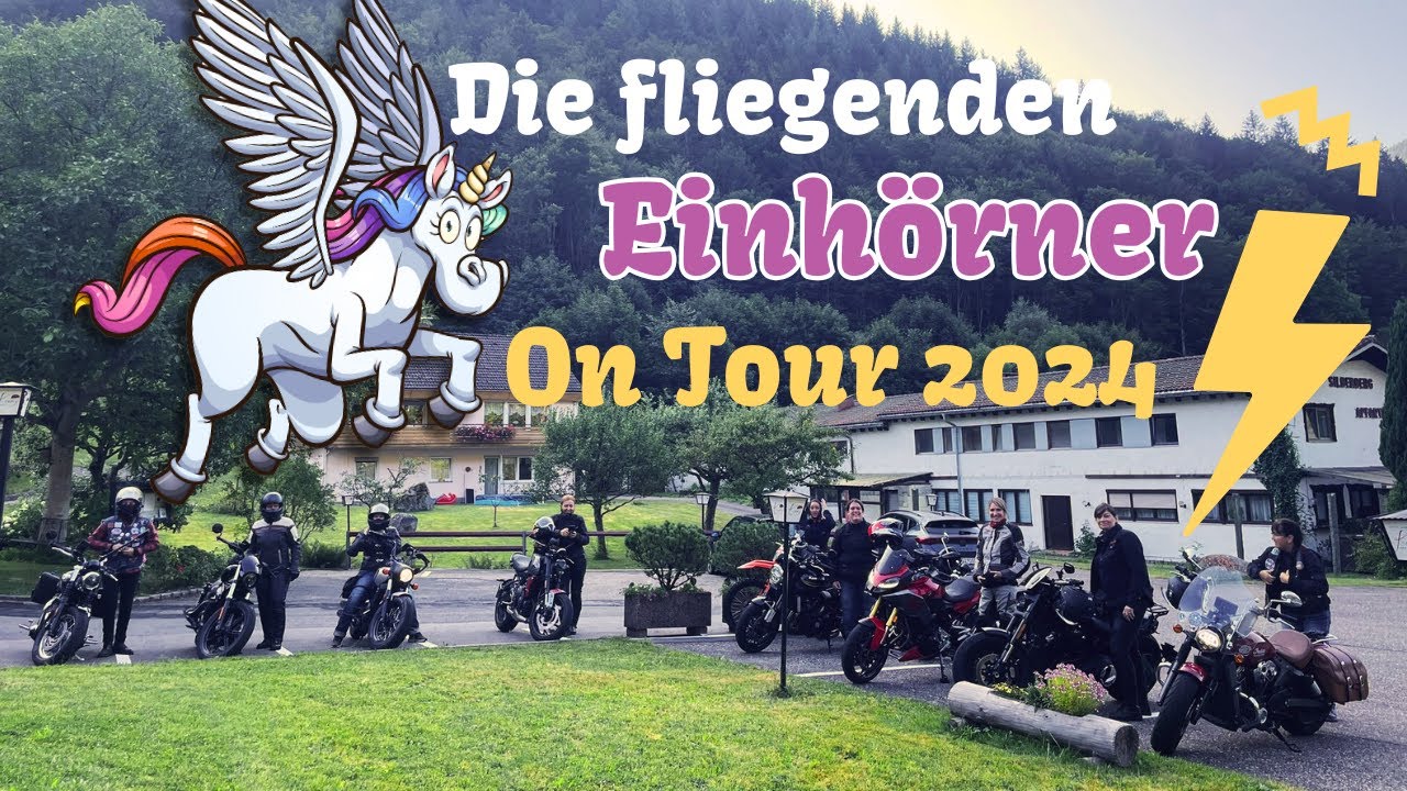 Die fliegenden Einhörner on Tour 2024 | Teil 1 | Frauen-Motorradtour | Motorradreise