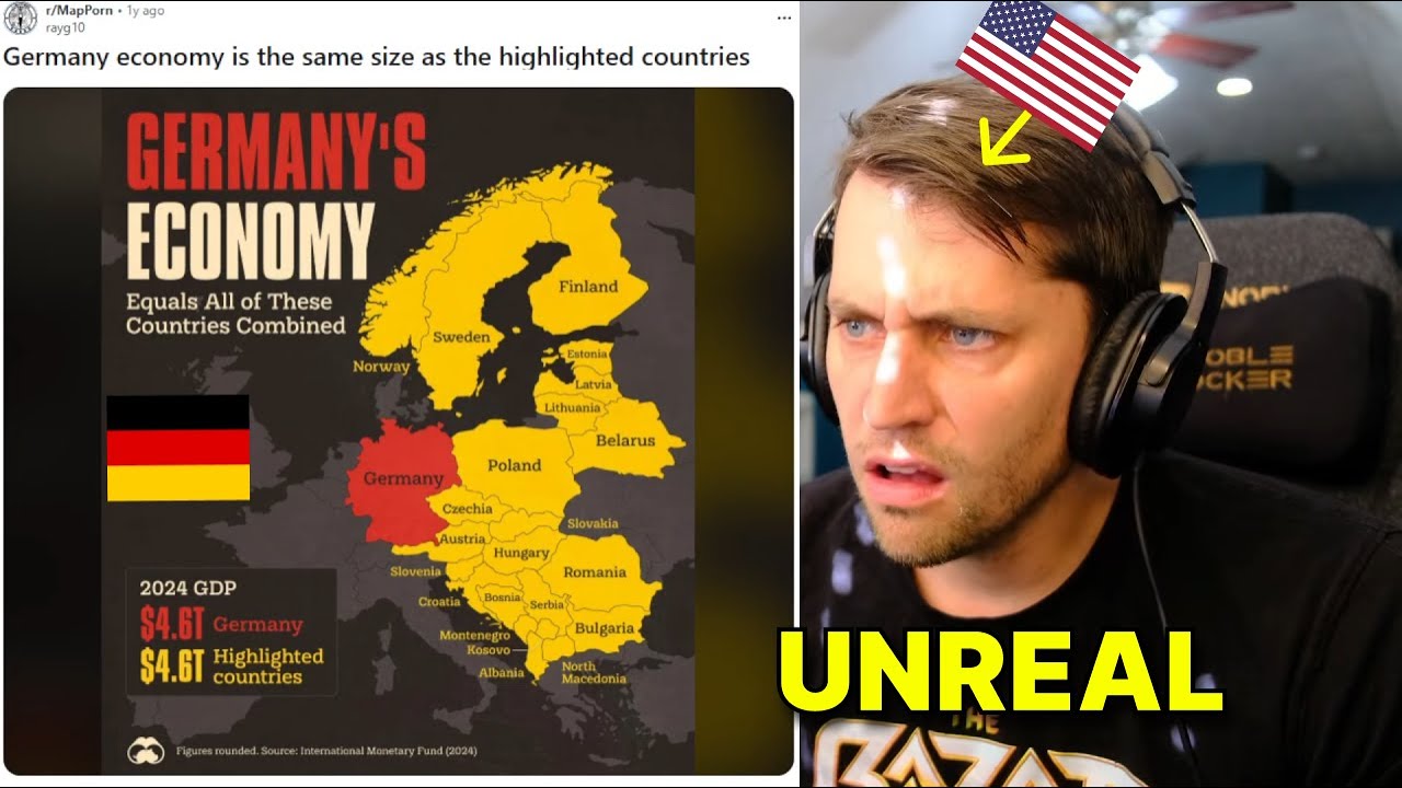 American reacts to Interesting Maps of Germany