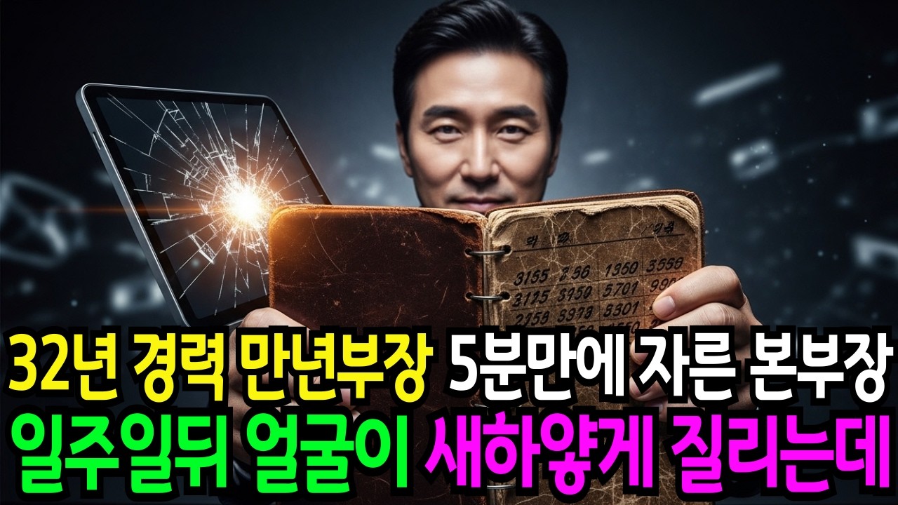 32년 경력 만년부장을 5분 만에 자른 새파랗게 어린 본부장, 일주일 뒤 얼굴이 새하얗게 질리는데 | 사이다 | 참교육 | 인생사연 | 감동사연