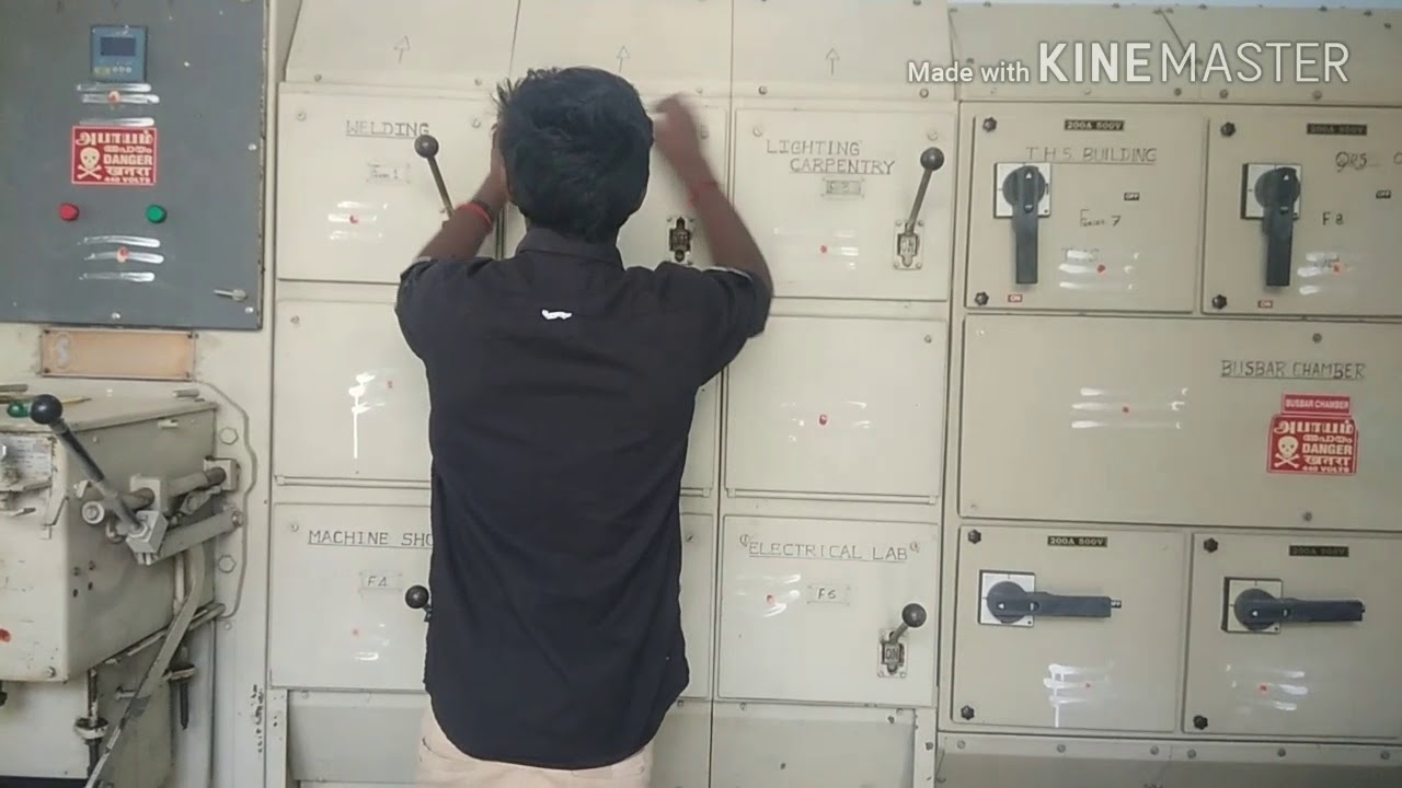 Bus bar connection... Made by polytechnic students by abiya nathaniyal and kanagaraj