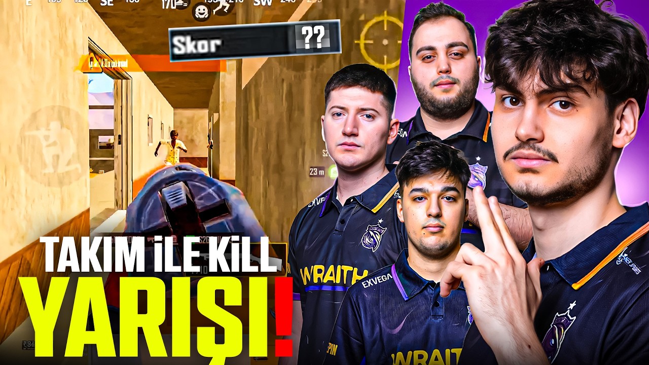 TAKIM İLE KILL YARIŞINA GİRDİK! | PUBG MOBILE