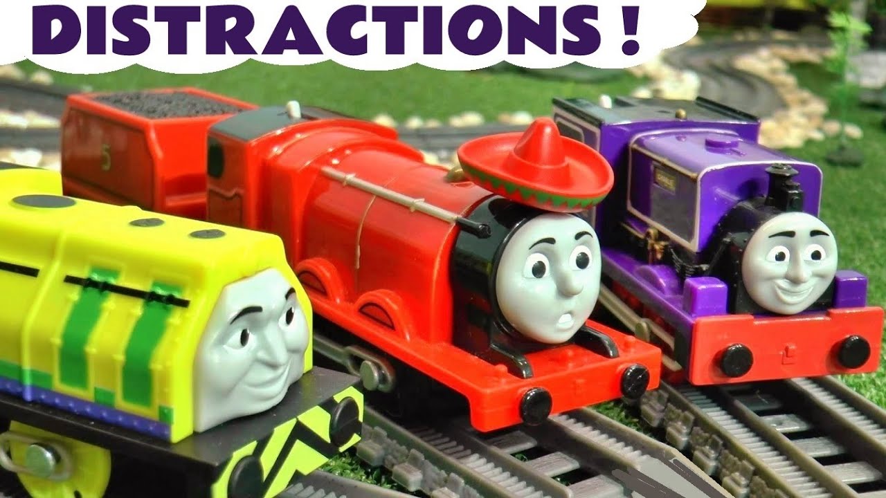 Thomas Trains in Toy Train Distractions Stories