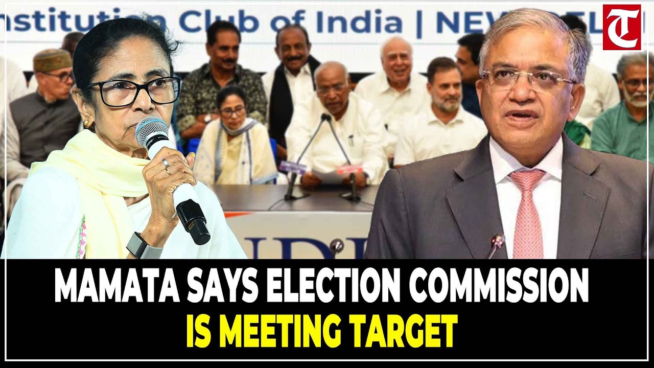 Mamata Banerjee Arrives in Delhi, Targets Election Commission Ahead of Meeting