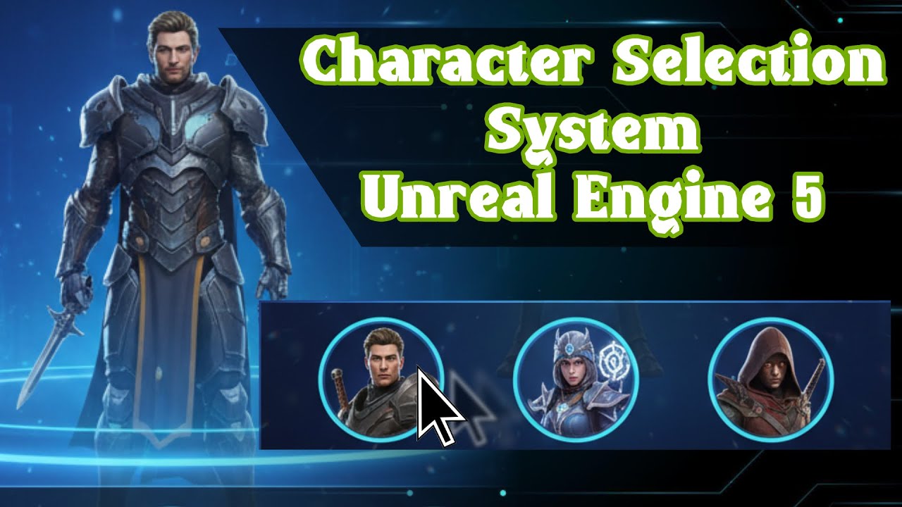 Создать систему выбора персонажей в Unreal Engine 5
