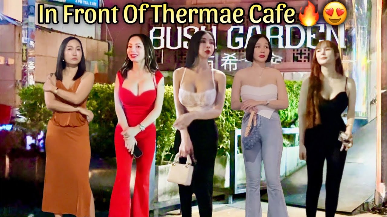 How Is Boom Boom Street 2025? - Thermae cafe, Soi 4 Nana, Nana Plaza Bangkok Nightlife