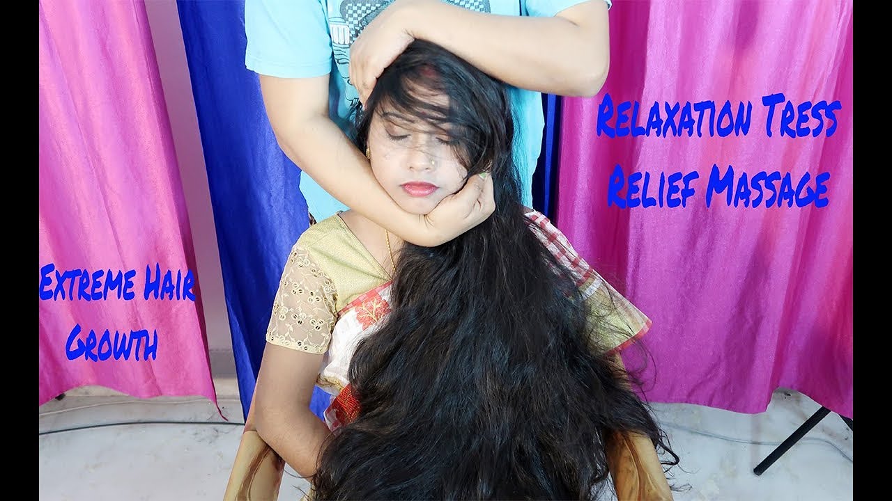 Relaxation Massage for Extreme Long Hair Growth | Tress Relief Massage
