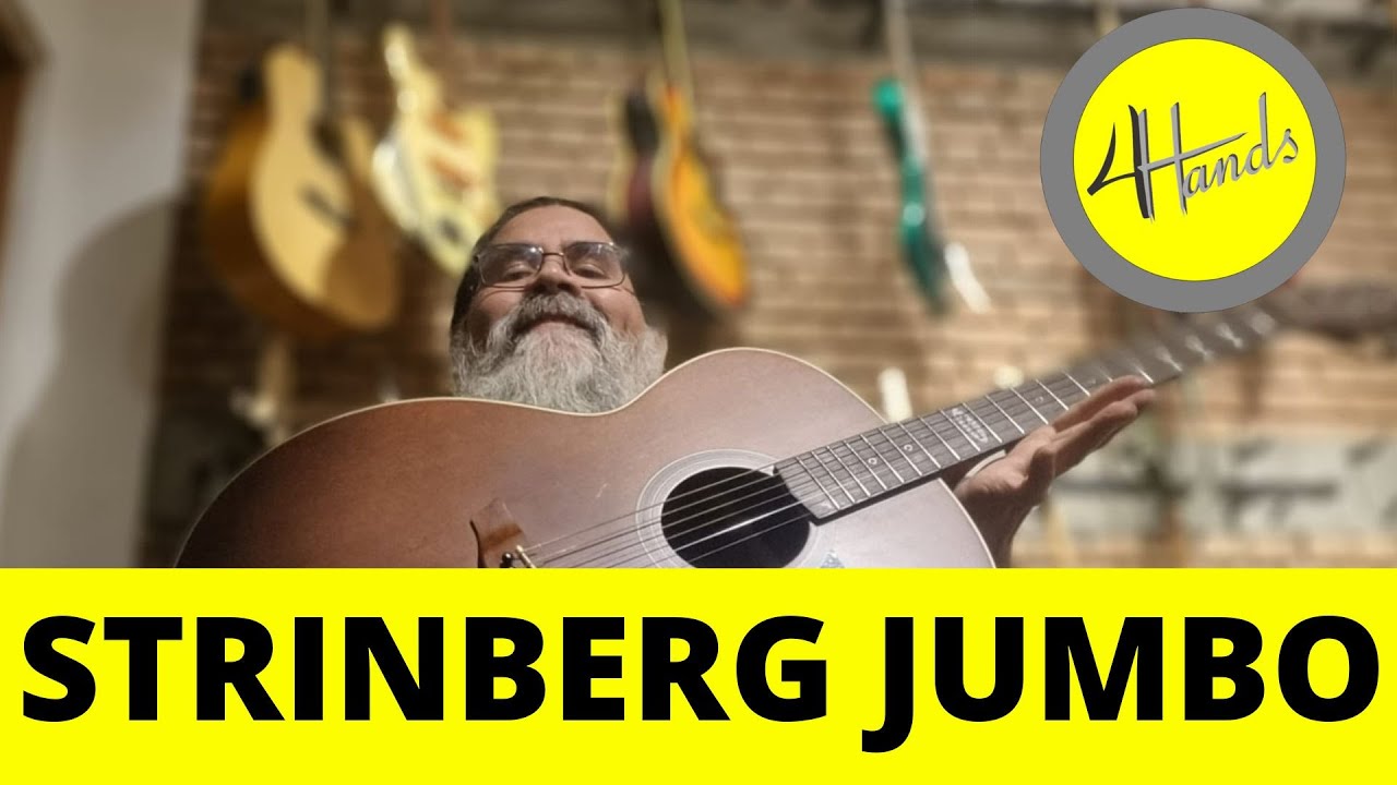 VIOLÃO STRINBERG SJ200 SMS BLACK SERIES JUMBO NATURAL AÇO