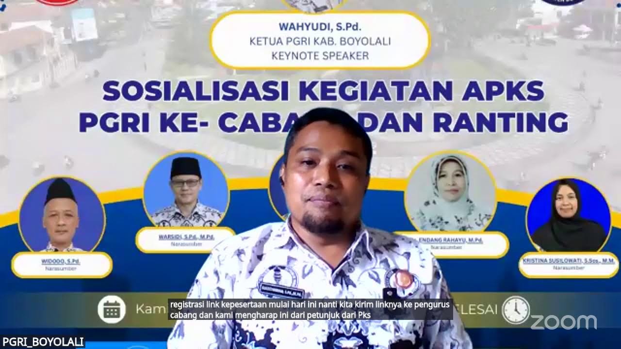 Sosialisasi Kegiatan PGRI ke Seluruh Cabang