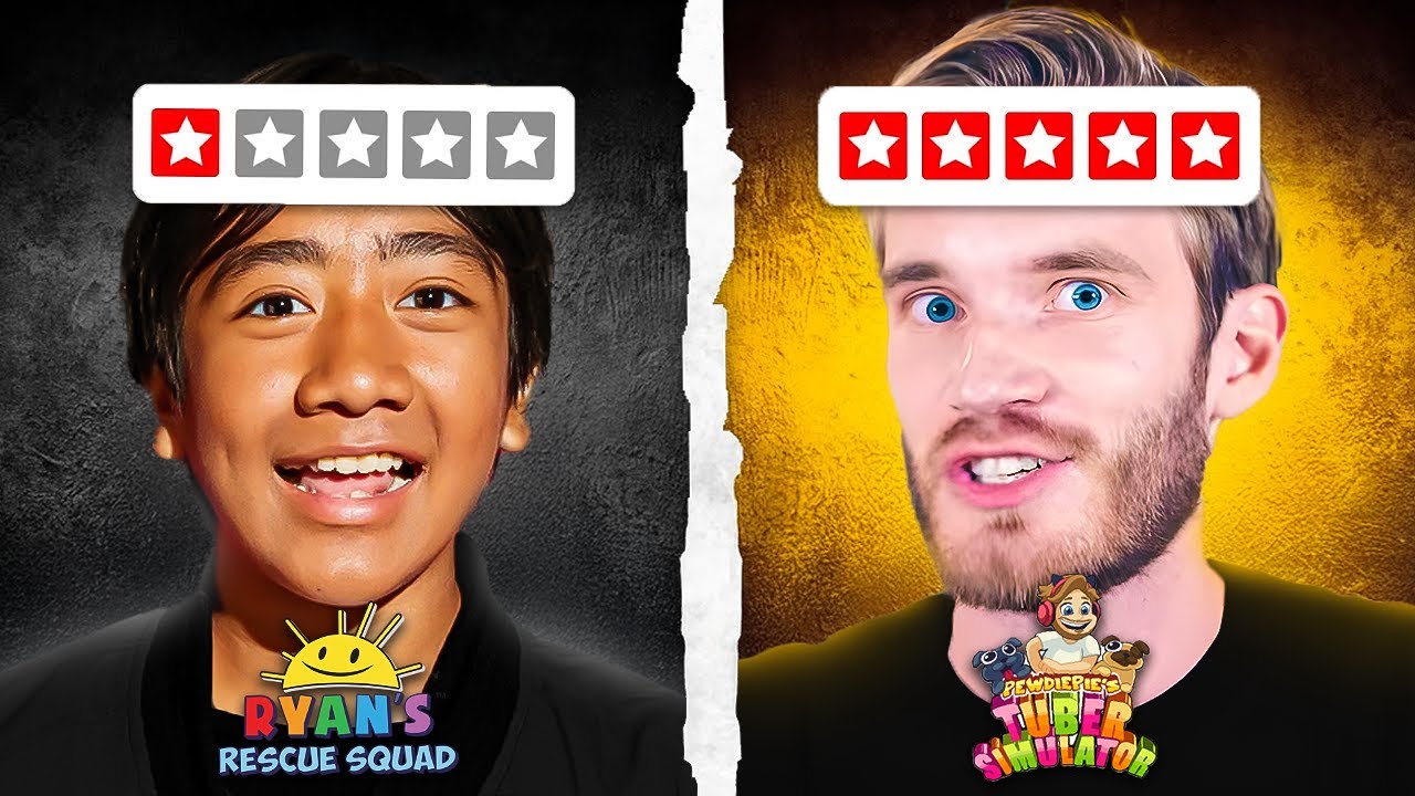 1 Star Vs 5 Star YouTuber Video Games