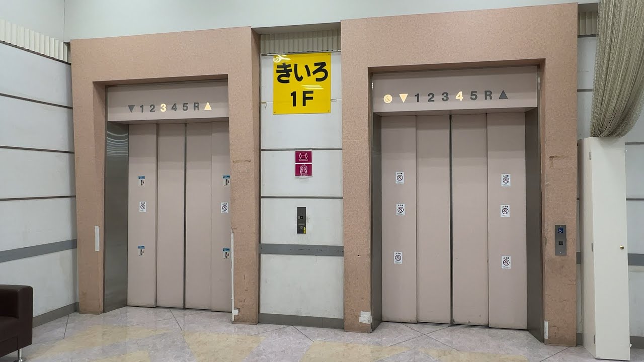 【こちらは増築側】 三菱エレベーター イオン相模原店 立体駐車場側