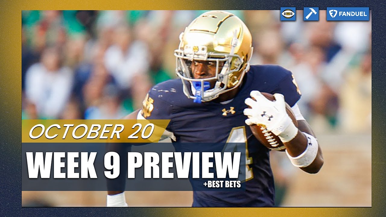 Week 9 CFB Best Bets & Previews & Week 8 Recap | 2025/2026 NCAAF Presented by FanDuel