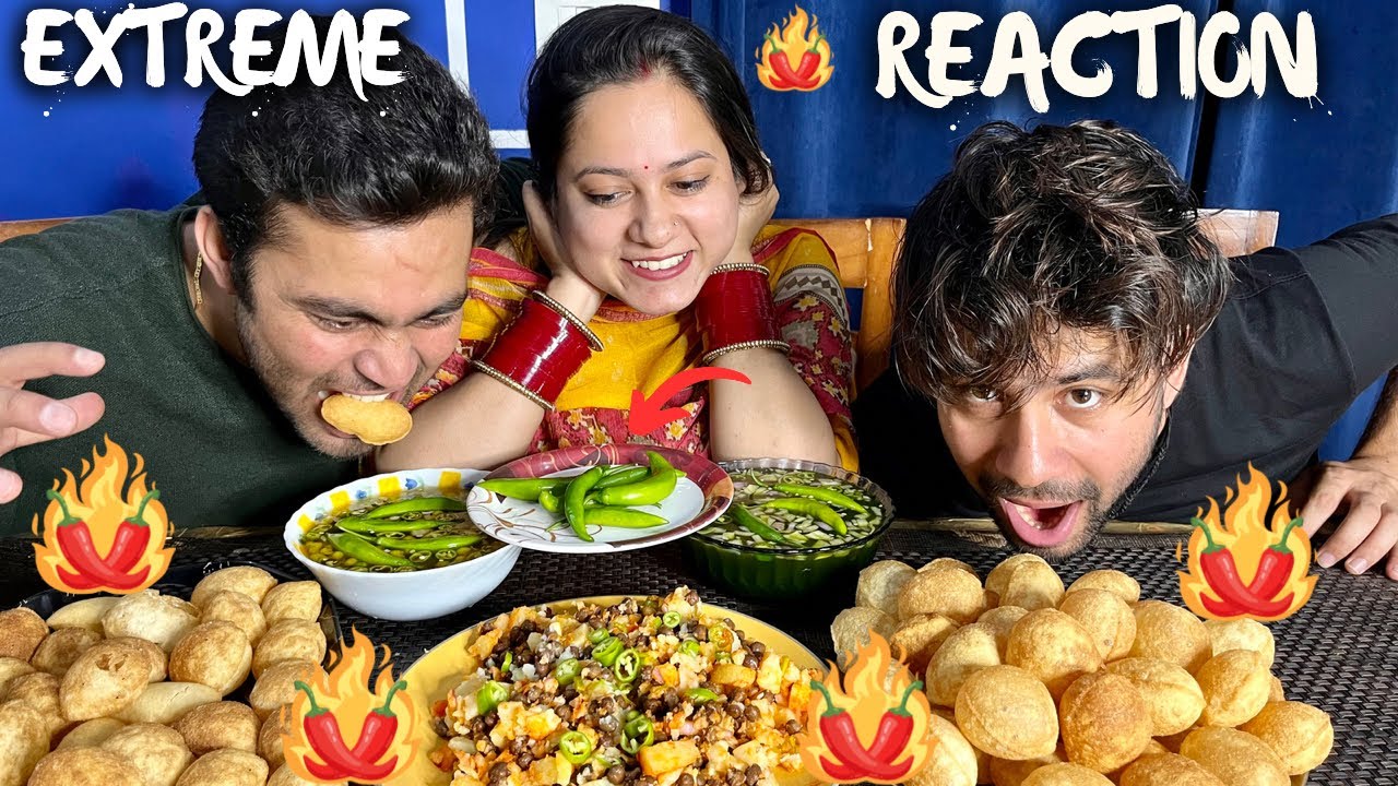 EXTREME Spicy Pani Puri Challenge with BHABI : Spicier than JOLO Chip