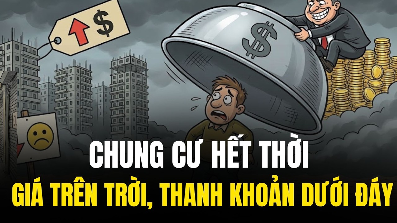 CHUNG CƯ HẾT THỜI SỐT ẢO: GIÁ TRÊN TRỜI, THANH KHOẢN DƯỚI ĐÁY – NGƯỜI MUA NHÀ ĐANG BỊ 