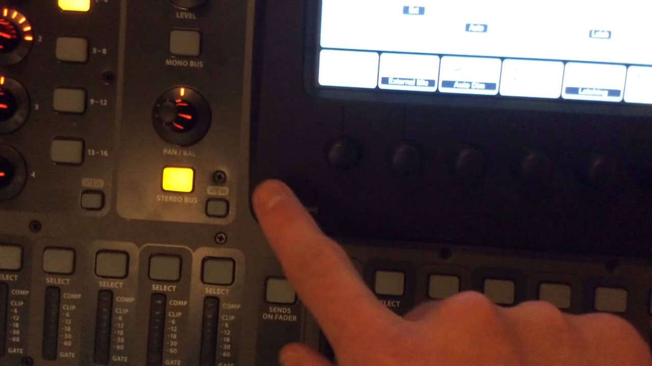 radius Audio Training - Behringer X32 - Talkback Mic