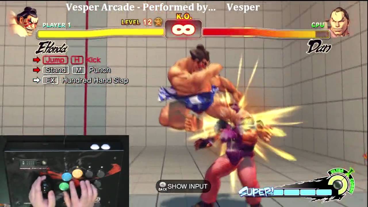 Super Street Fighter 4 Trials - E.Honda