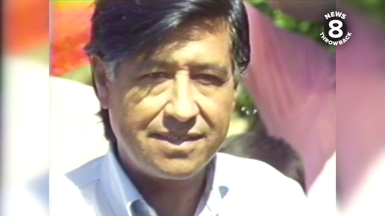 Cesar Chavez marches from San Ysidro POE to Salinas to Delano, California in 1975
