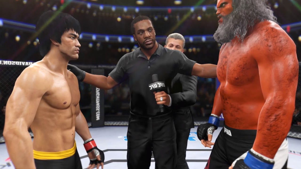 Bruce Lee vs. Titan Pyragoras - EA Sports UFC 2 - Epic Fight