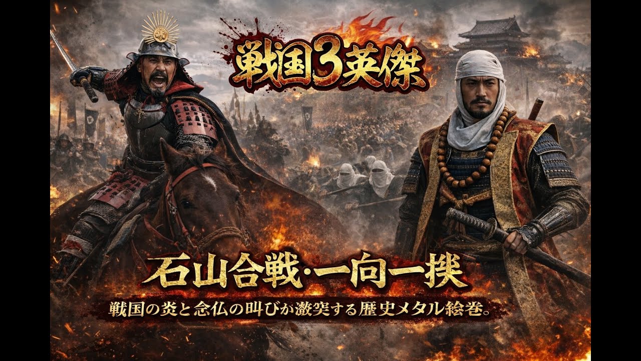 10.石山本願寺・一向一揆：戦国ハードロック！・戦国3英傑 - 石山合戦・一向一揆（生成AIが作るハードロック）