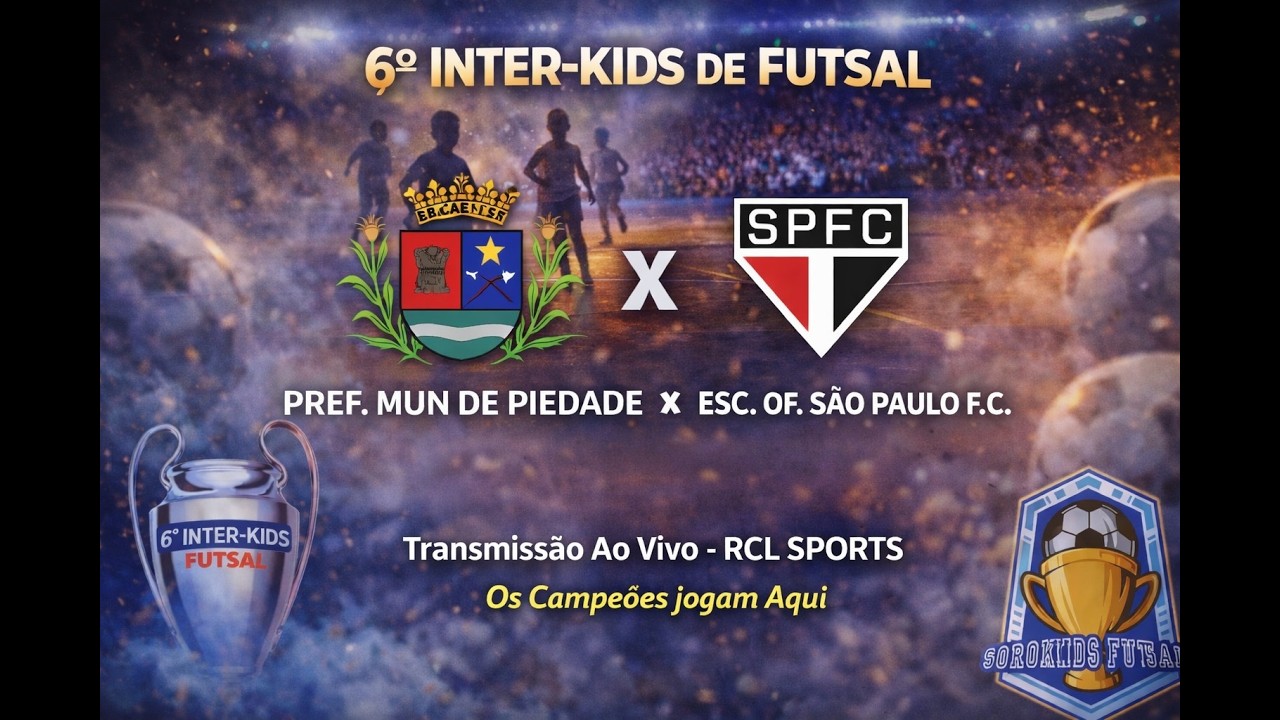 PM PIEDADE x ESC. SÃO PAULO - 6º INTER KIDS